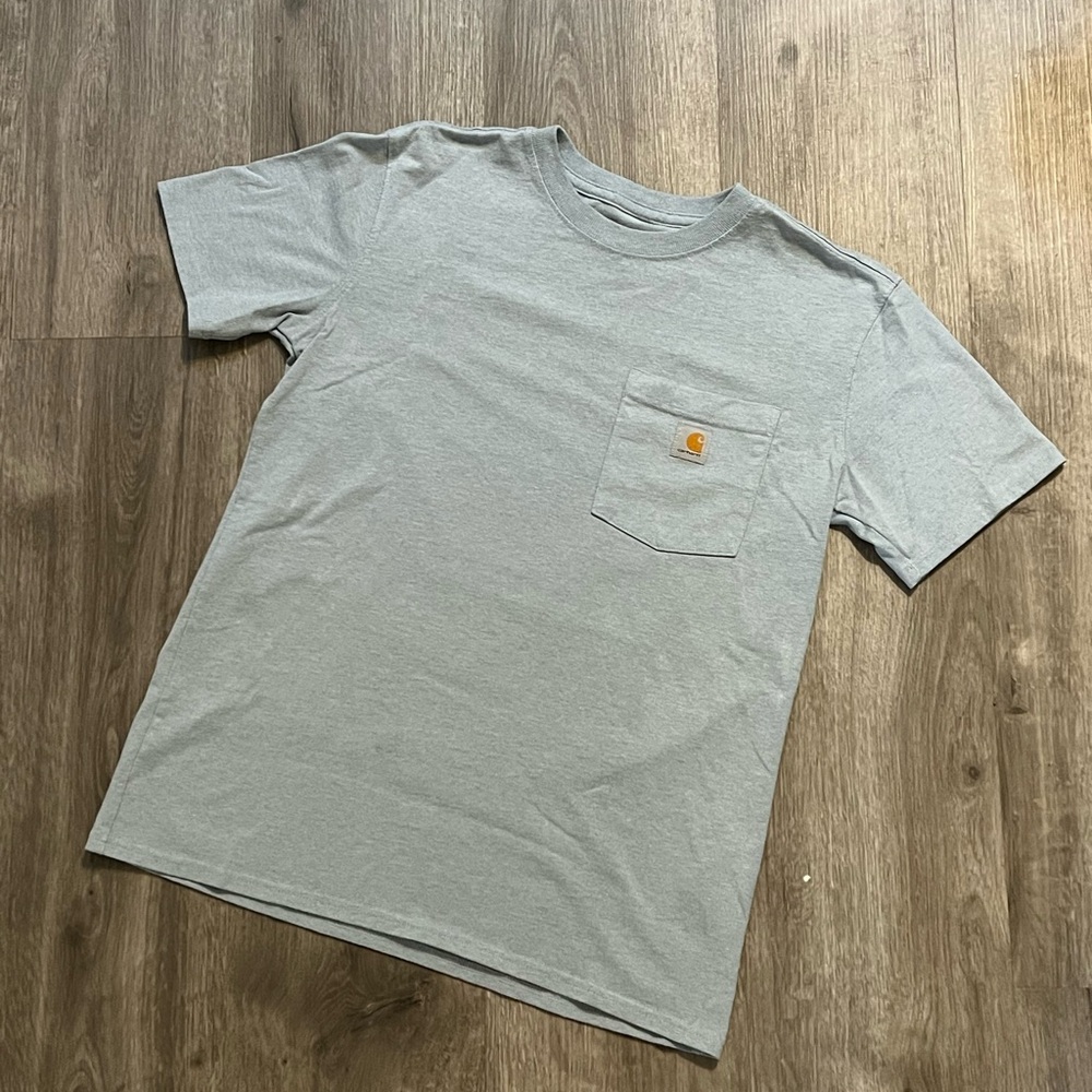 Light blue Carhartt t-shirt